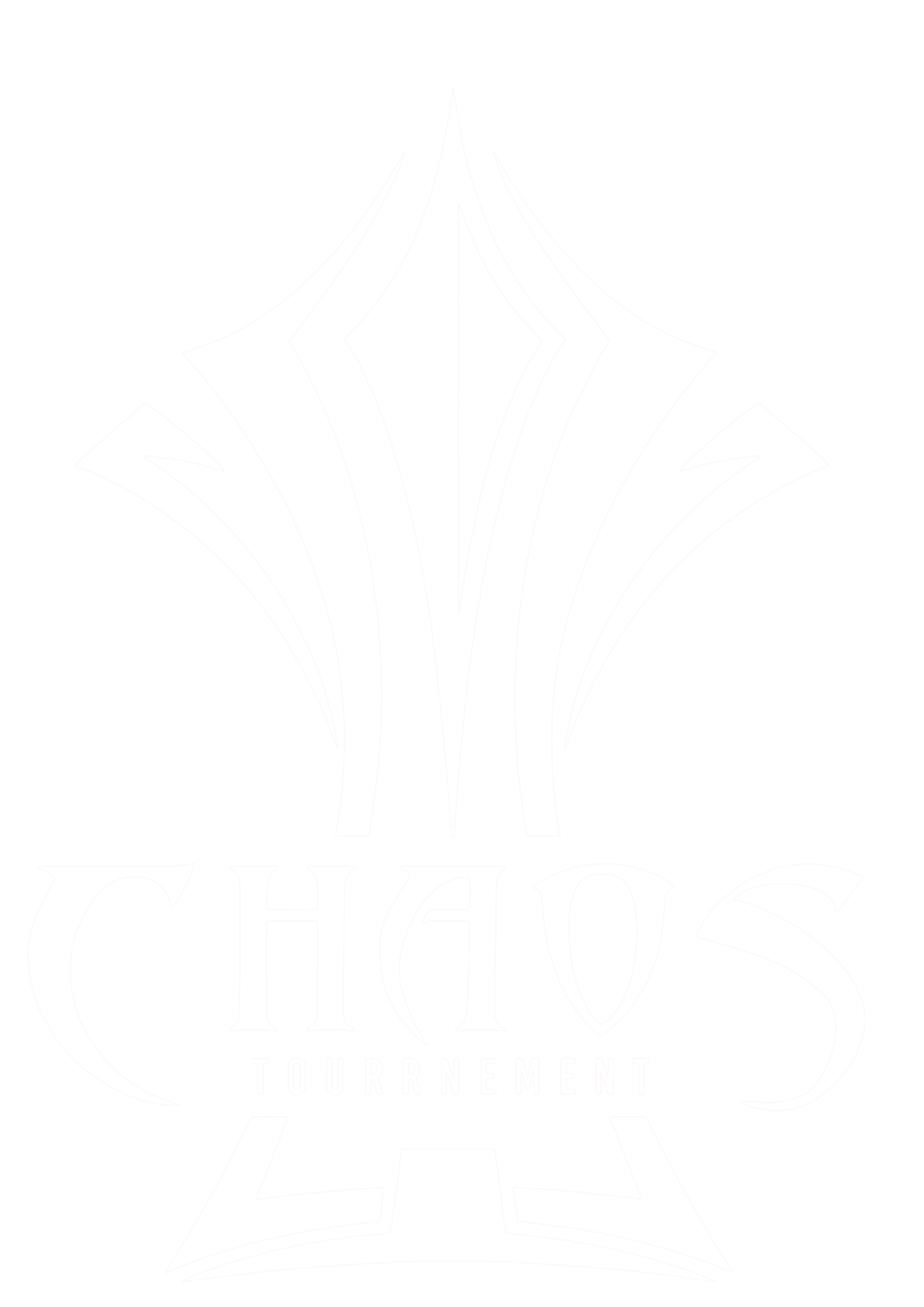 CHAOS Black Logo Crest